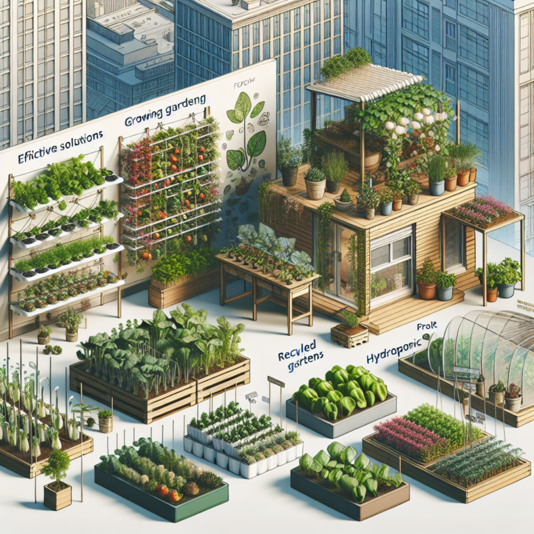 Creative solutions for growing food in small spaces